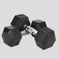 20LB Rubber Coated Cast Iron Dumbbells (Pair)