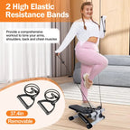 Mini Hydraulic Stepper Machine with Resistance Bands