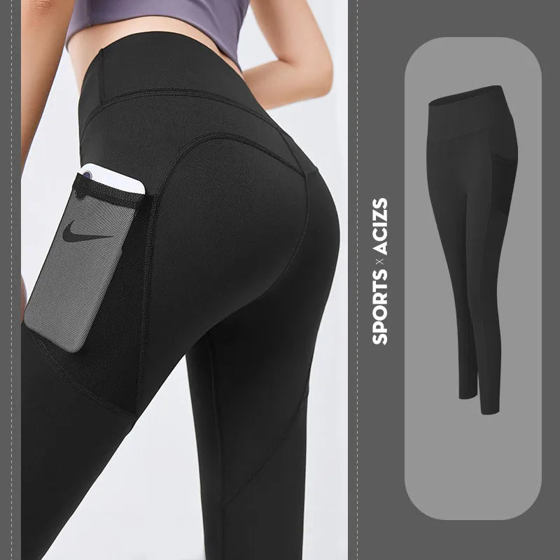 Women’s High-Stretch Yoga Leggings with Pocket