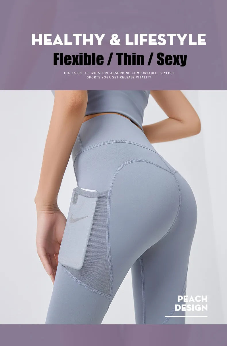Women’s High-Stretch Yoga Leggings with Pocket