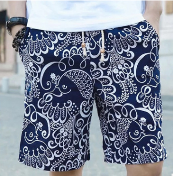 Men’s Linen Beach Shorts