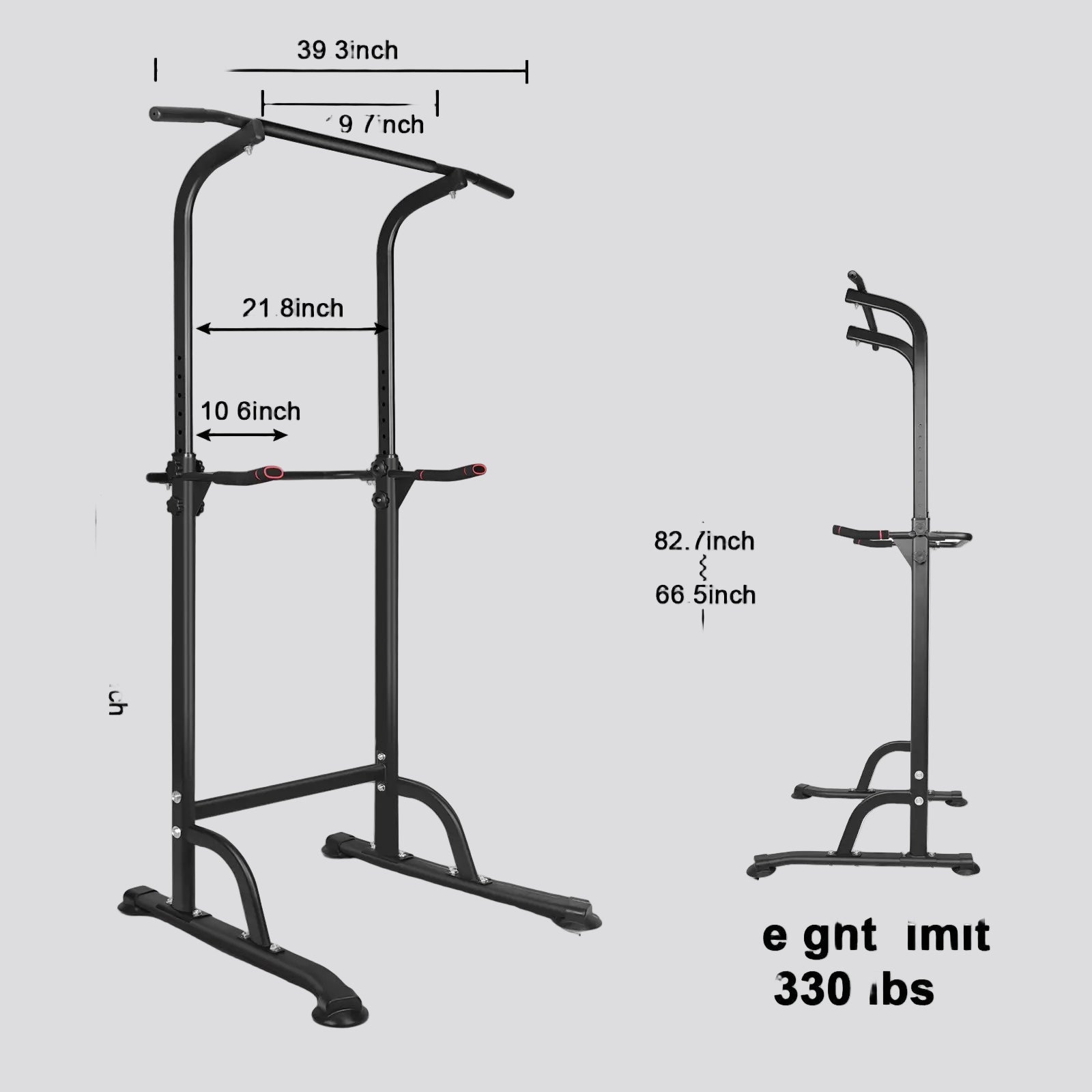 Power Tower Exercise Parallel Bar Pull-Up Bar