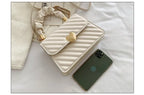 Love Metal Chain Shoulder Handbag for Women