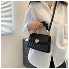 Love Metal Chain Shoulder Handbag for Women