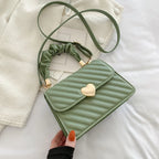 Love Metal Chain Shoulder Handbag for Women