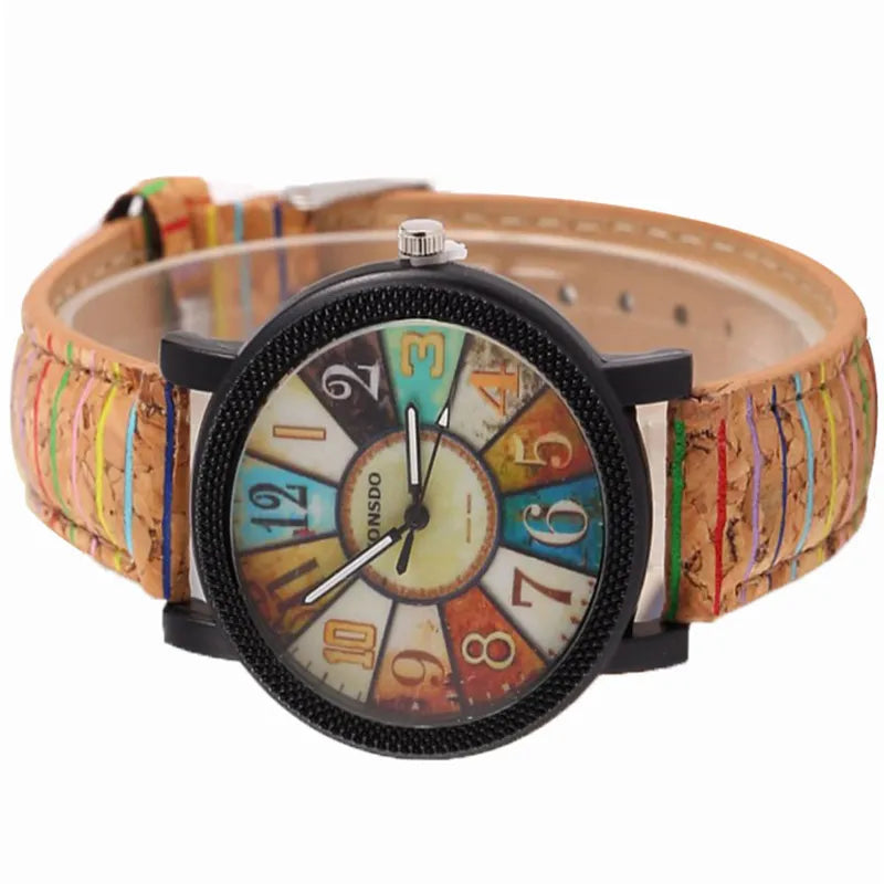 Vintage Leather Women’s Quartz Watch