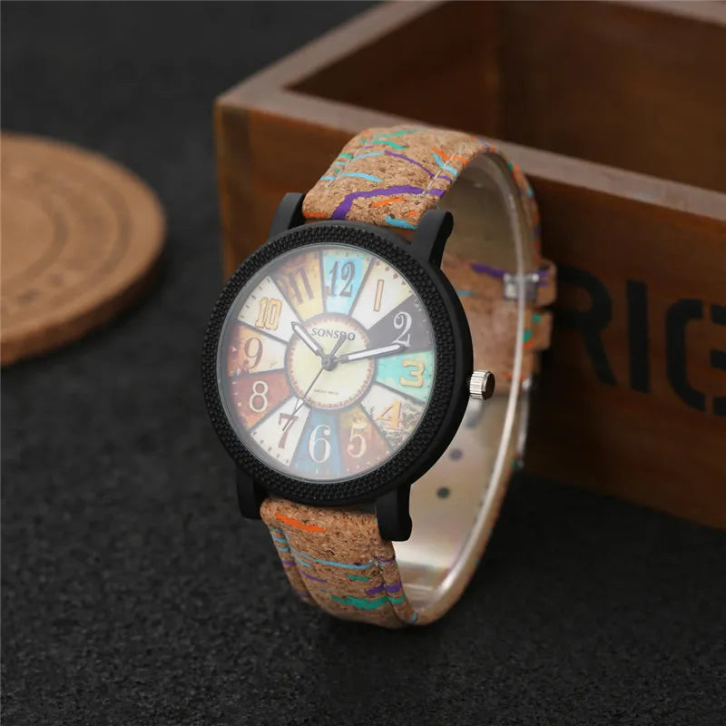 Vintage Leather Women’s Quartz Watch