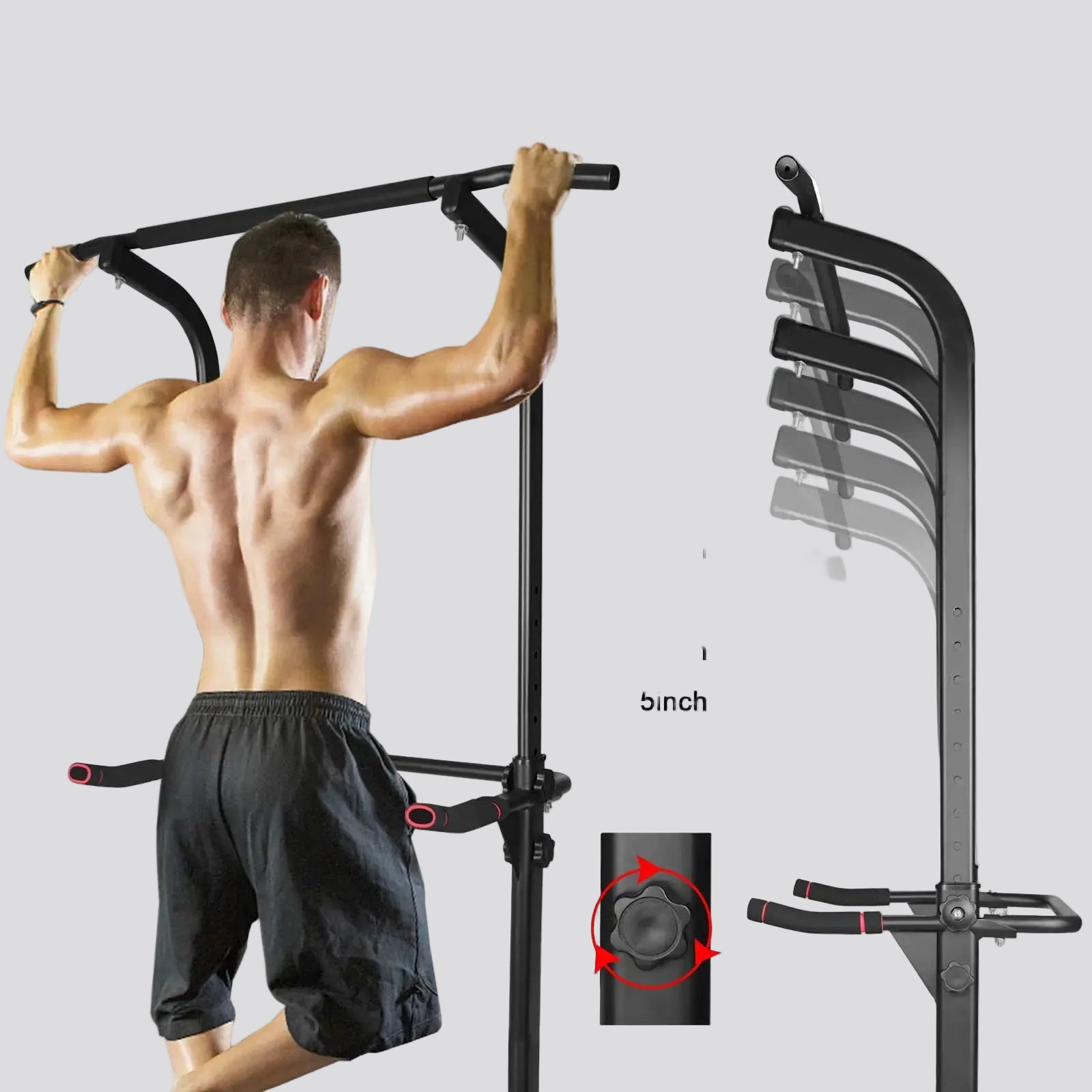 Power Tower Exercise Parallel Bar Pull-Up Bar