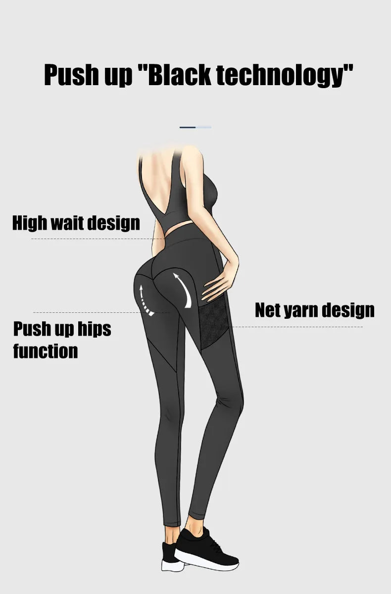 Women’s High-Stretch Yoga Leggings with Pocket