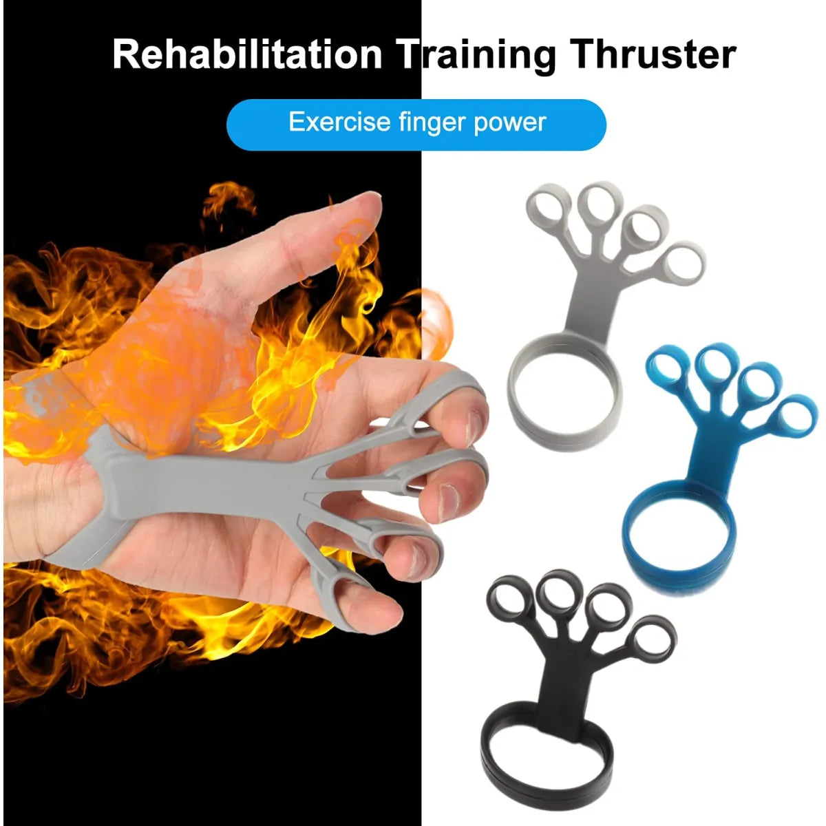 Silicone Finger Grip & Hand Exerciser