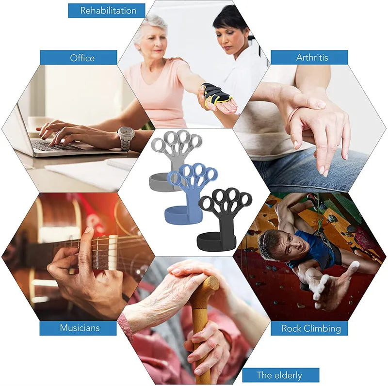 Silicone Finger Grip & Hand Exerciser