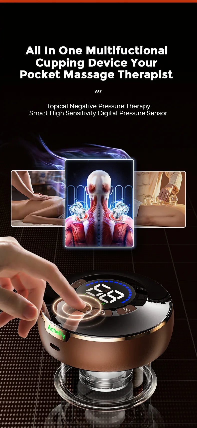 Rechargeable Electric Gua Sha Massager