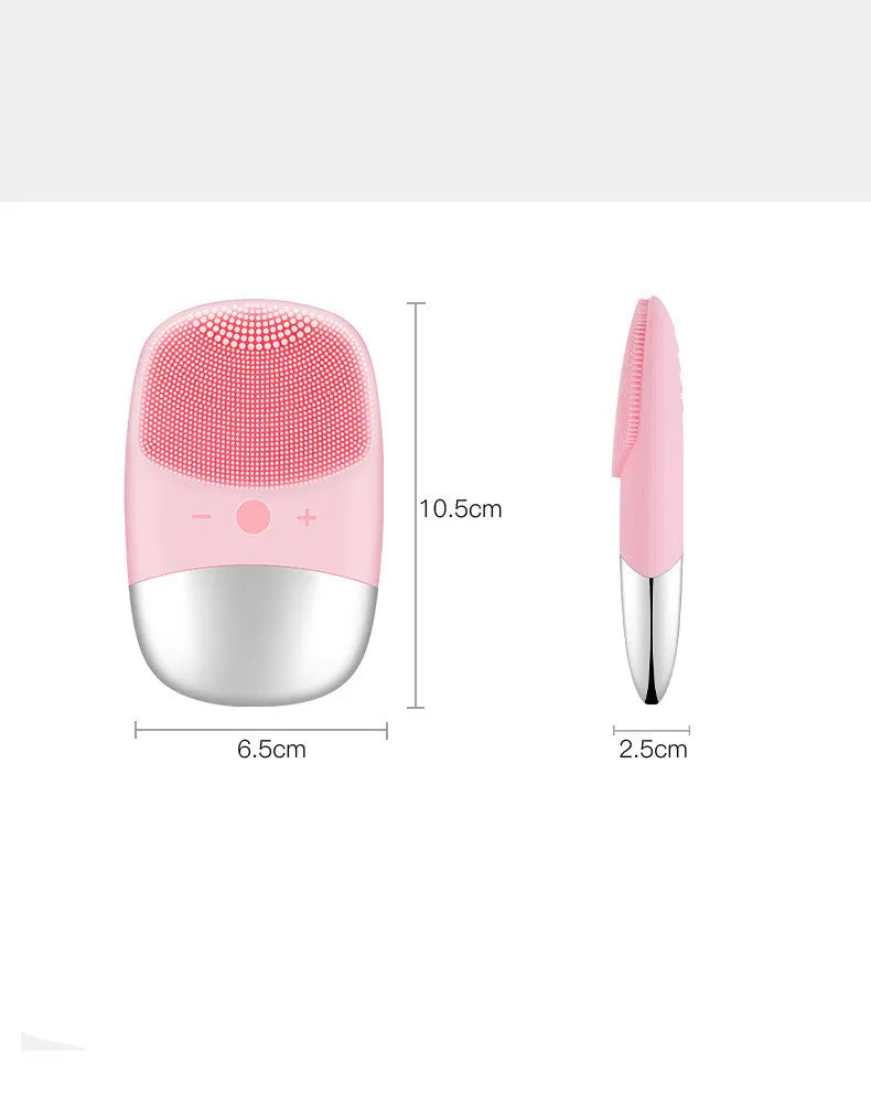 Mini Silicone Electric Facial Cleansing Brush