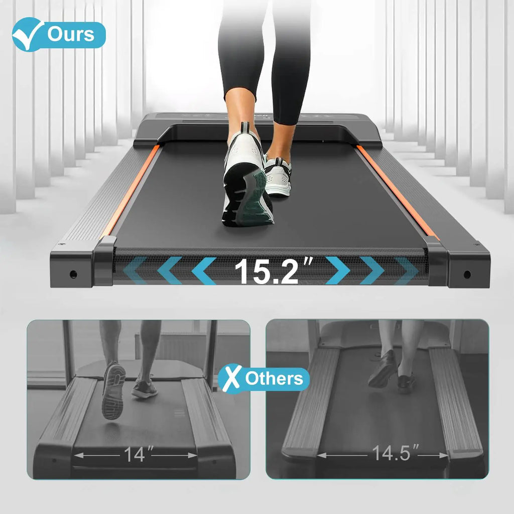 Portable Walking Pad Under Desk Treadmill with LED Display