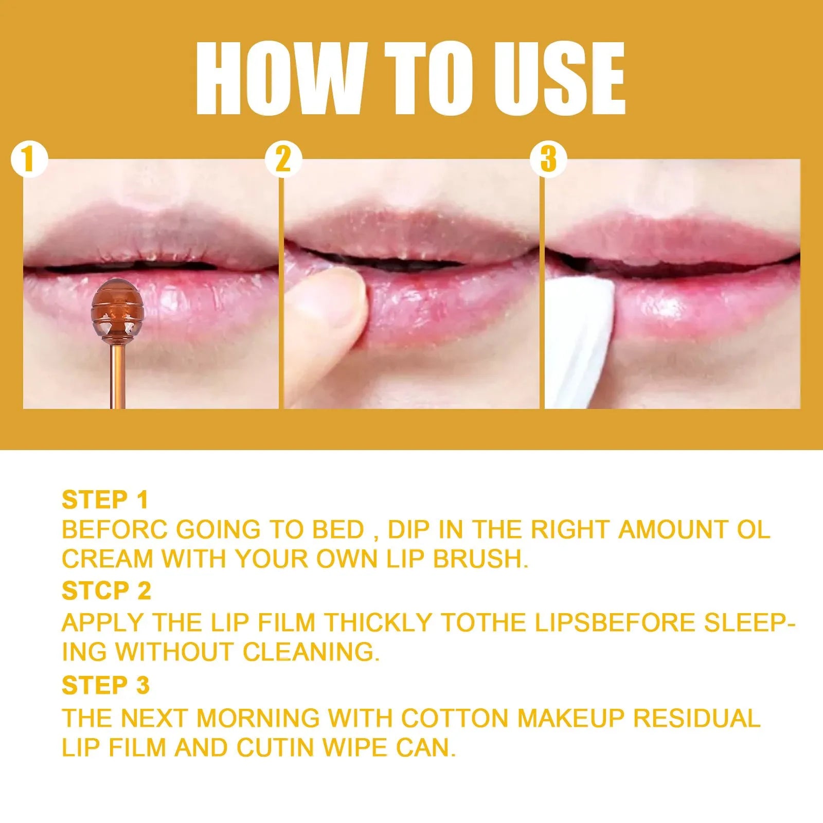 EELHOE Honey Moisturizing Lip Mask