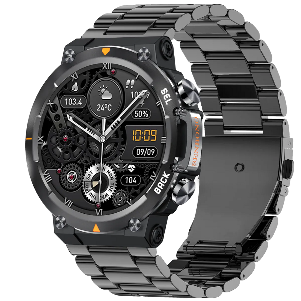 MAX18 AMOLED Smartwatch with BT Calls & AI Voice