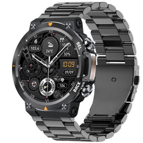 MAX18 AMOLED Smartwatch with BT Calls & AI Voice