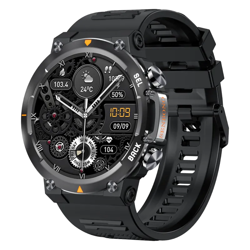 MAX18 AMOLED Smartwatch with BT Calls & AI Voice