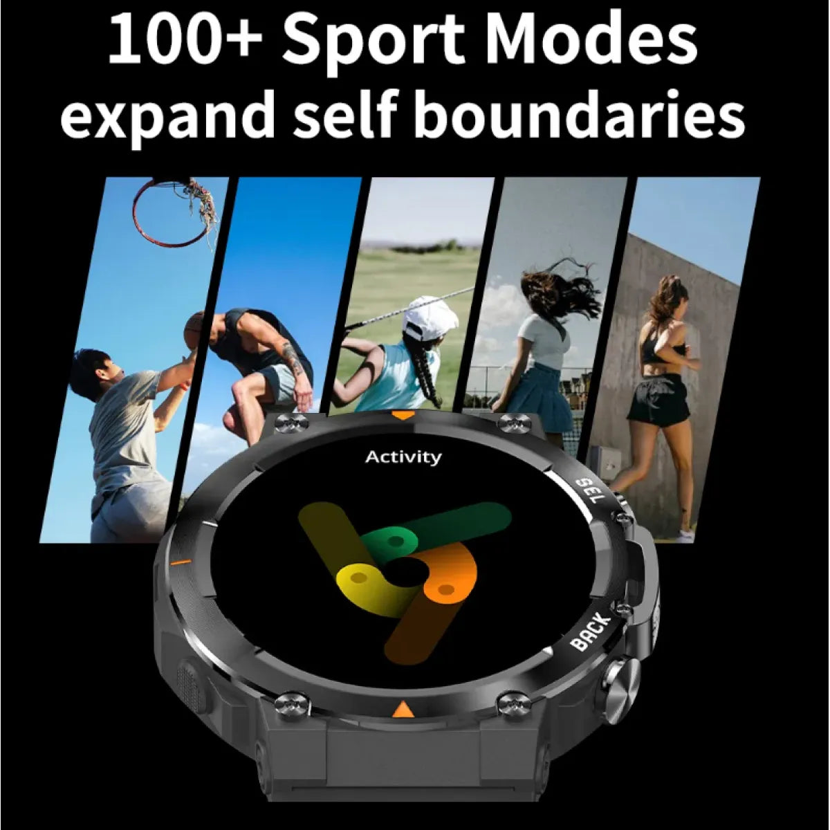 MAX18 AMOLED Smartwatch with BT Calls & AI Voice