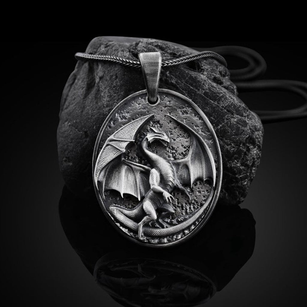 Men’s Dragon Hip Hop Pendant Necklace