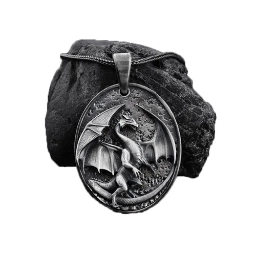 Men’s Dragon Hip Hop Pendant Necklace