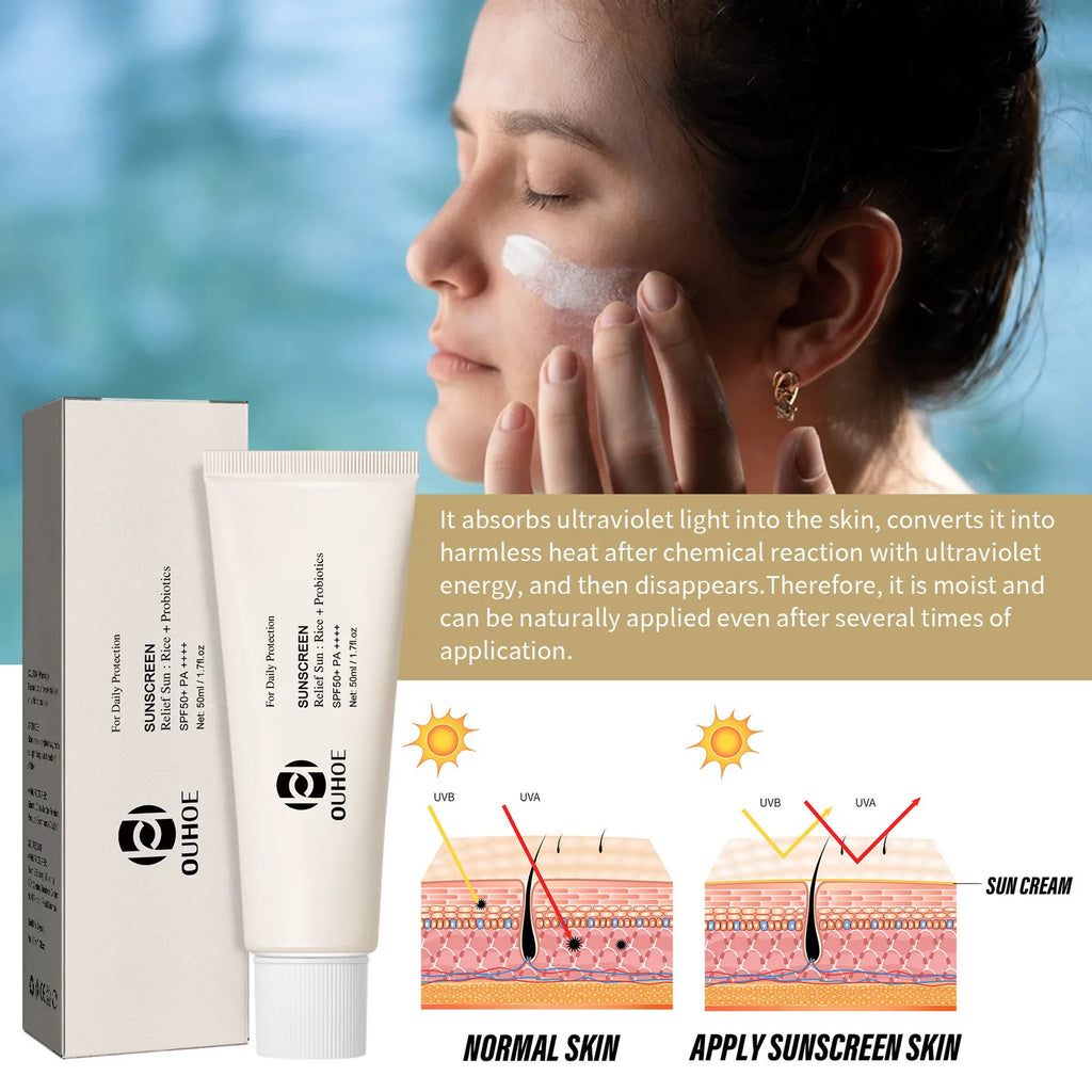OUHOE Rice Probiotic Moisturizing Face Cream