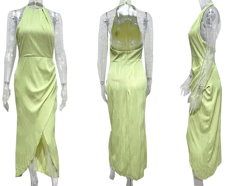 Women’s Halter Backless Summer Dress